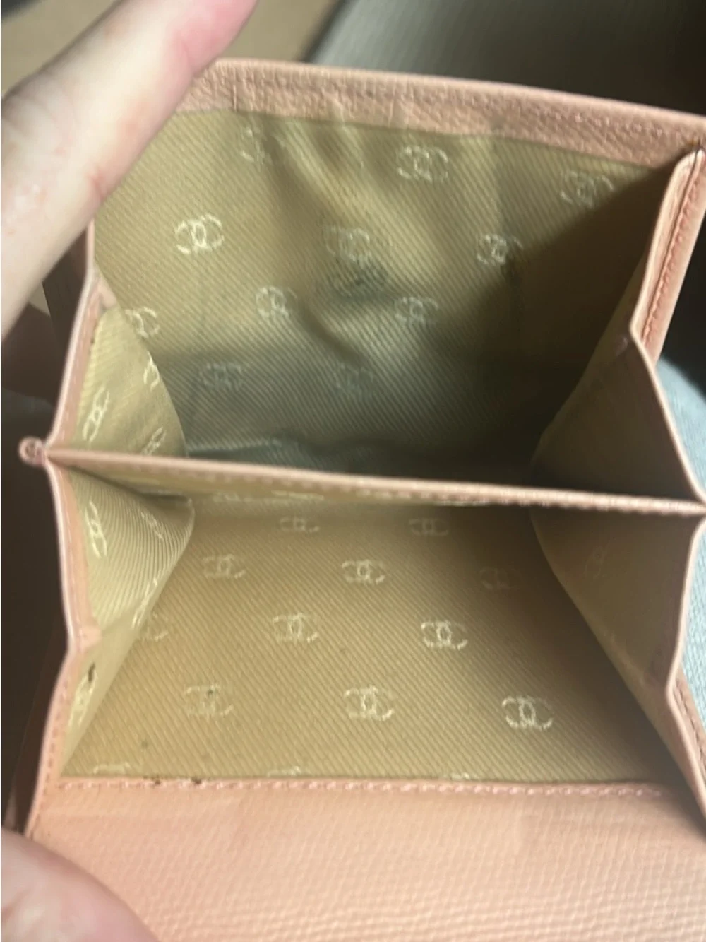 CHANEL genuine leather